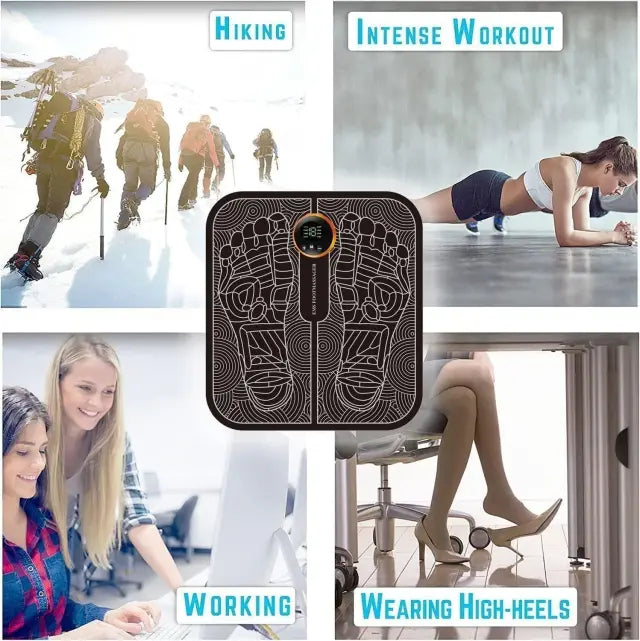 Foot Massage Pain Reliever, Wireless Electric Ems Massager Machine